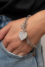 Load image into Gallery viewer, Paparazzi Declaration of Love - White Bracelet
