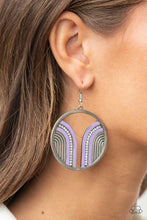 Load image into Gallery viewer, Paparazzi Delightfully Deco - Purple Earrings
