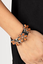 Load image into Gallery viewer, Paparazzi Desert Flower Patch - Brown Bracelet
