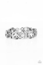 Load image into Gallery viewer, Paparazzi Devoted to Drama - White Bracelet
