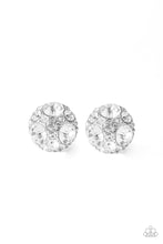 Load image into Gallery viewer, Paparazzi Diamond Daze - White Post Earrings
