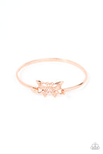 Load image into Gallery viewer, Paparazzi Did I FLUTTER? - Copper Butterfly Bracelet
