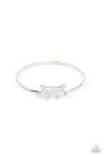 Load image into Gallery viewer, Paparazzi Did I FLUTTER? - Silver Butterfly Bracelet
