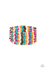 Load image into Gallery viewer, Paparazzi Dive into Maldives - Multi Wooden Bracelet
