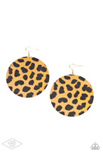 Load image into Gallery viewer, Paparazzi Doing GRR-eat - Brown Cheetah Print Earrings
