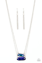 Load image into Gallery viewer, Paparazzi Double Bubble Burst - Blue Necklace
