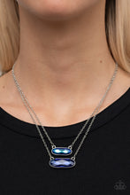 Load image into Gallery viewer, Paparazzi Double Bubble Burst - Blue Necklace
