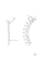 Load image into Gallery viewer, Paparazzi Doubled Down On Dazzle - White Ear Crawlers
