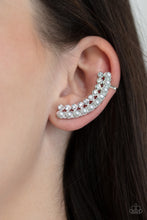 Load image into Gallery viewer, Paparazzi Doubled Down On Dazzle - White Ear Crawlers
