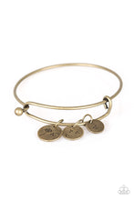 Load image into Gallery viewer, Paparazzi Dreamy Dandellions - Brass Charm Bracelet
