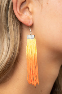 Paparazzi Dual Immersion - Yellow Tassel Earring