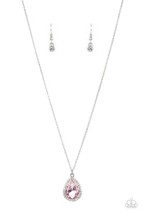Paparazzi Duchess Decorum - Pink Necklace