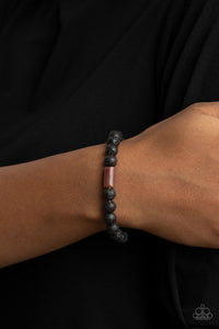 Paparazzi Earthy Energy - Green Beaded Bracelet
