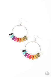 Paparazzi Earthy Ensemble - Multi Stone Earrings