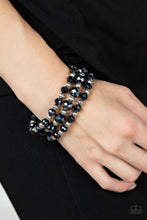 Load image into Gallery viewer, Paparazzi Eiffel Tower Tryst - Blue Bracelet
