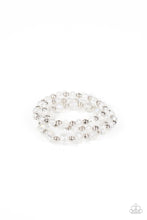 Load image into Gallery viewer, Paparazzi Eiffel Tower Tryst - White Stretch Bracelets

