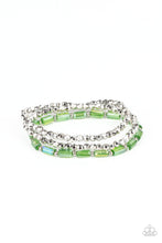 Load image into Gallery viewer, Paparazzi Elegant Essence - Green Stretch Bracelet

