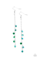 Load image into Gallery viewer, Paparazzi Extended Eloquence - Green Earrings
