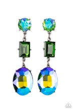 Load image into Gallery viewer, Paparazzi Extra Envious - Green Earrings
