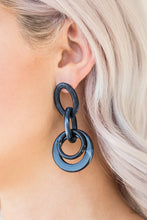 Load image into Gallery viewer, Paparazzi Havana HAUTE Spot - Blue Earrings
