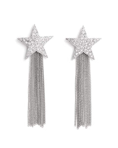 Paparazzi Superstar Solo - White Earrings