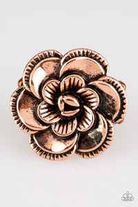 Paparazzi FLOWERBED and Breakfast - Copper/Silver Rose Ring