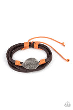 Load image into Gallery viewer, Paparazzi FROND and Center - Orange Urban Bracelet
