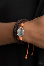 Load image into Gallery viewer, Paparazzi FROND and Center - Orange Urban Bracelet
