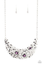 Load image into Gallery viewer, Paparazzi Fabulously Fragmented - Purple Necklace
