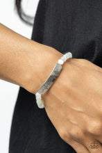 Load image into Gallery viewer, Paparazzi Family is Forever - White  Stretch Bracelet
