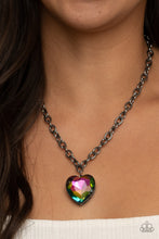 Load image into Gallery viewer, Paparazzi Flirtatiously Flashy - Multi Heart Necklace (Pink Diamond Exclusive)
