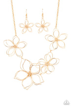 Load image into Gallery viewer, Paparazzi Flower Garden Fashionista - Gold Flower Necklace
