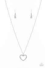 Load image into Gallery viewer, Paparazzi GLOW by Heart - White Heart Necklace
