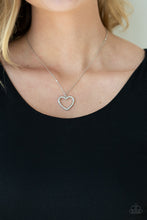 Load image into Gallery viewer, Paparazzi GLOW by Heart - White Heart Necklace
