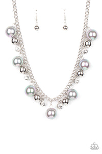 Paparazzi Galactic Gala - Silver Pearl Necklace