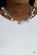 Load image into Gallery viewer, Paparazzi Galactic Gala - Silver Pearl Necklace
