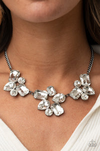 Paparazzi Galactic Goddess - Black Rhinestone Necklace