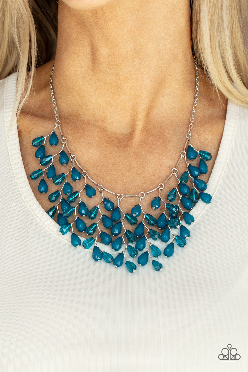 Paparazzi Garden Fairytale - Blue Necklace