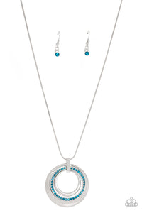 Paparazzi Gather Around Gorgeous - Blue Necklace