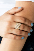 Load image into Gallery viewer, Paparazzi Girl Boss Glitter - Gold Ring
