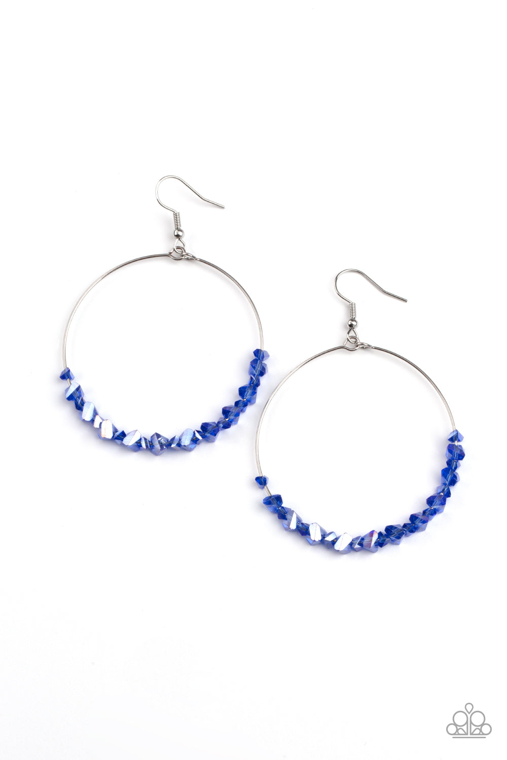 Paparazzi Glimmering Go-Getter - Iridescent Earrings