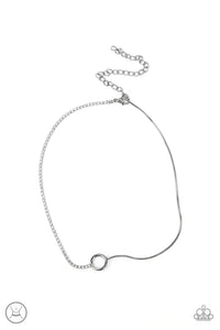 Paparazzi Gotta Split - Black Choker Necklace