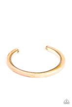 Load image into Gallery viewer, Paparazzi HAUTE On The Trail - Gold Acrylic Bracelet
