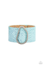 Load image into Gallery viewer, Paparazzi HISS-tory In The Making - Blue Wrap Bracelet
