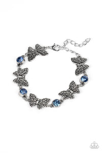 Paparazzi Has a WING to It - Blue Bracelet