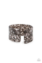 Load image into Gallery viewer, Paparazzi Haute Hustle - Silver Acrylic Cuff Bracelet

