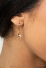 Load image into Gallery viewer, Paparazzi Heart-Stopping Sparkle - Gold Necklaces
