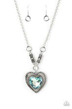 Load image into Gallery viewer, Paparazzi Heart Full of Fabulous - Blue Necklace

