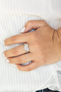 Paparazzi Heart of BLING - White Ring
