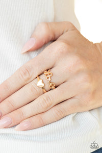 Paparazzi Heartstring Harmony - Gold Ring